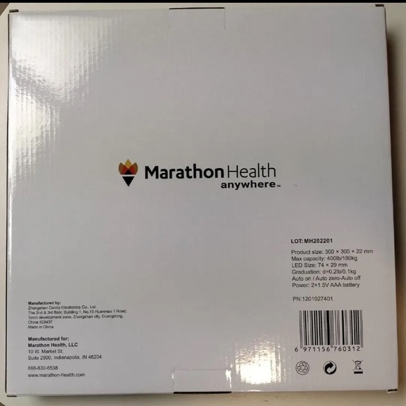 New! Digital LED Glass Bathroom Scale - Picture 10 of 11